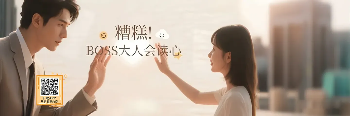 短剧,糟糕！BOSS大人会读心,美女心事全被帅哥总裁看穿