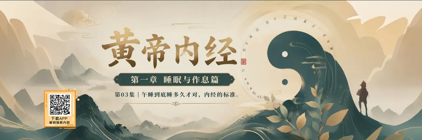 综艺,黄帝内经,午睡到底睡多久才对